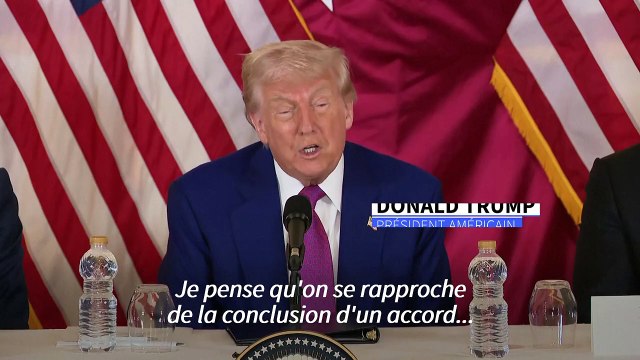 Trump: Washington et Téhéran se rapprochent d'un accord sur le nucléaire iranien