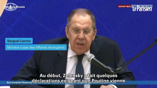 Négociations Ukraine-Russie : Moscou qualifie Zelensky de « pathétique »
