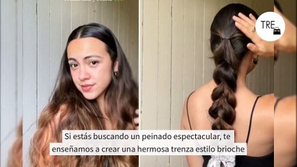 Hacerte bien una trenza brioche tú sola es posible con este sencillo tutorial