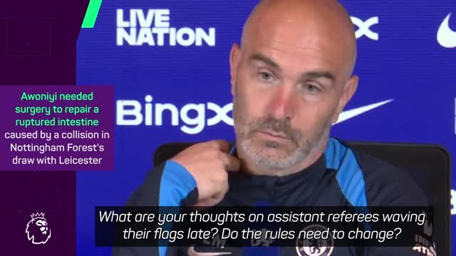 Maresca sends best wishes to Awoniyi after horror injury