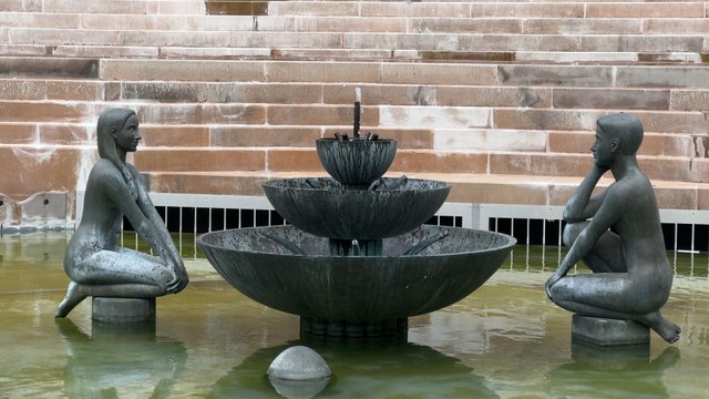 Centenary Square fountains still switched off