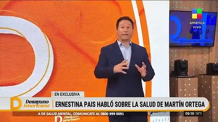 Ernestina Pais habló sobre la salud de Martín Ortega tras su internación psiquiátrica