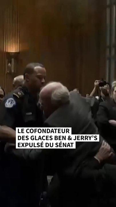 Le cofondateur des glaces Ben & Jerry's expulsé du Sénat américain
