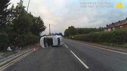CCTV captures teen driver inhaling ‘hippy crack’ seconds before horror crash