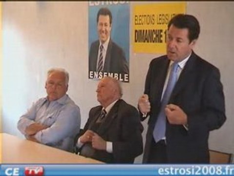 Législatives La roquette sur var Christian Estrosi 2008