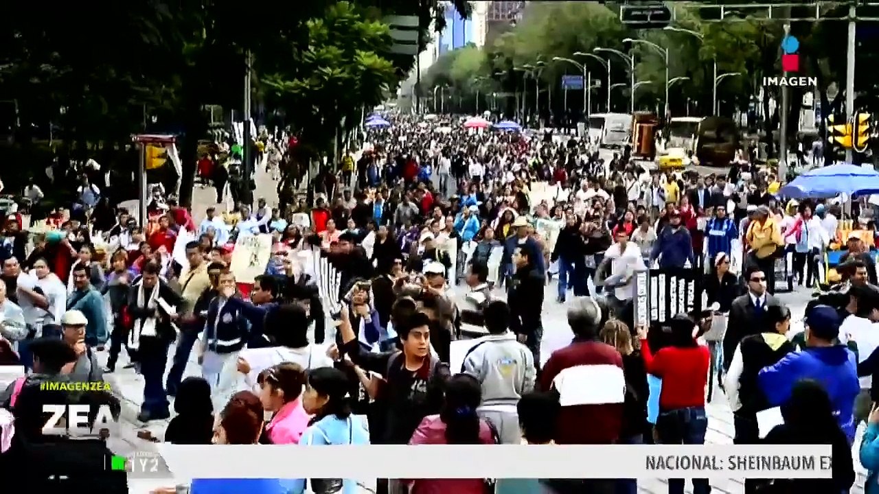 Hoy, megamarcha de maestros de la CNTE en la CDMX - Vídeo Dailymotion