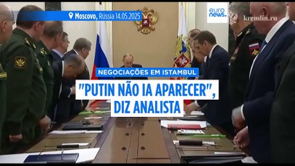 Putin "nunca teve intenção de ir" às conversações de Istambul, diz analista