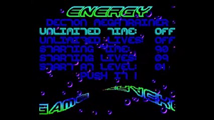 Amiga Trainer Intro Decton by Energy (1990)