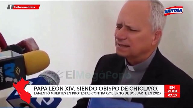Papa León XIV y la vez que lamentó las muertes en protestas contra Dina Boluarte: Hay muchos problemas