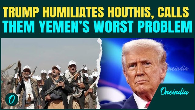 ‘Houthis Are a BIG Problem For Yemen’: Trump RIPS INTO Houthis; Mocks Houthis for Begging US to Stop