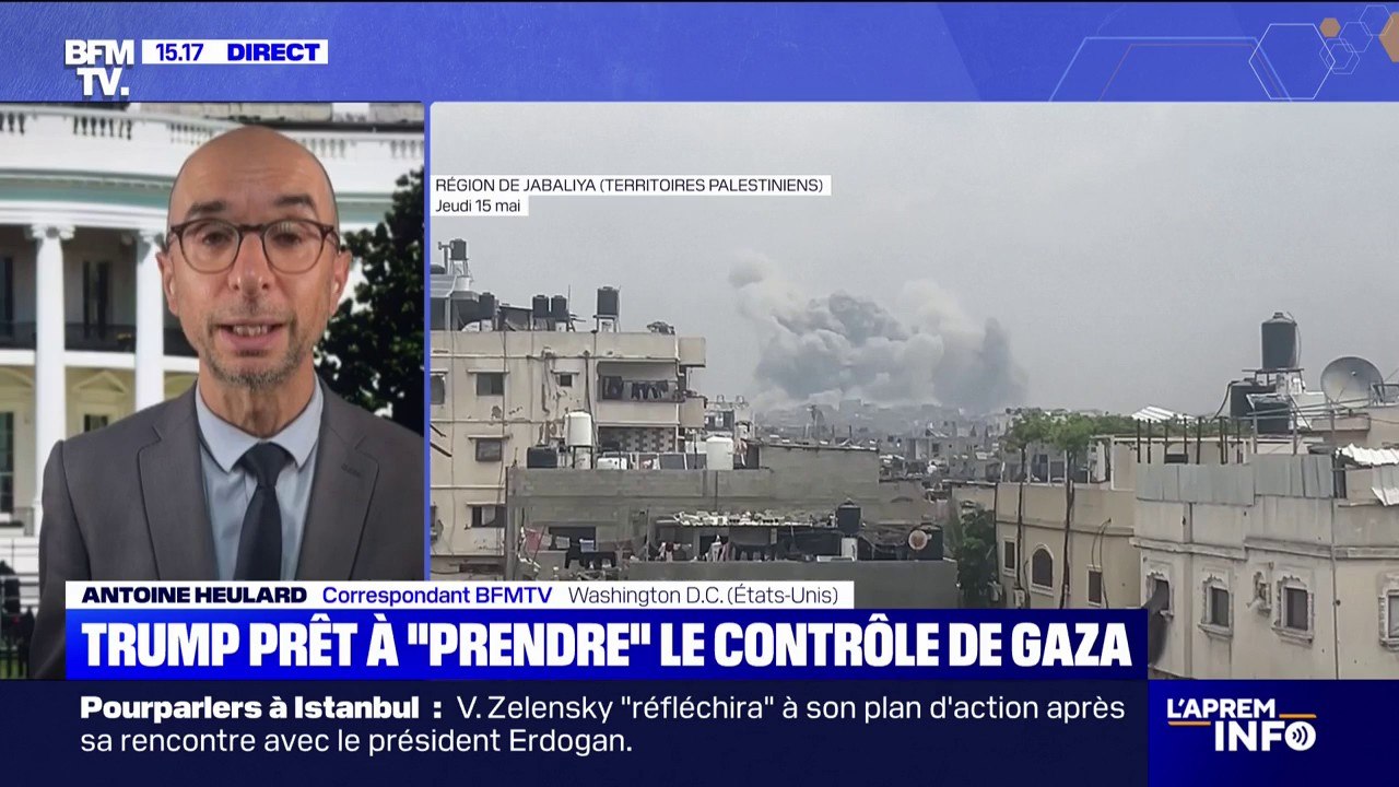 Gaza: Donald Trump affirme que les États-Unis sont prêts à "prendre" le contrôle de l'enclave palestinienne