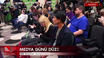 CEV Erkekler Şampiyonlar Ligi Dörtlü Finali öncesi medya günü düzenlendi