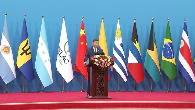 Xi Jinping pronuncia un discurso en la ceremonia inaugural de la cuarta reunión ministerial del Foro China-CELAC