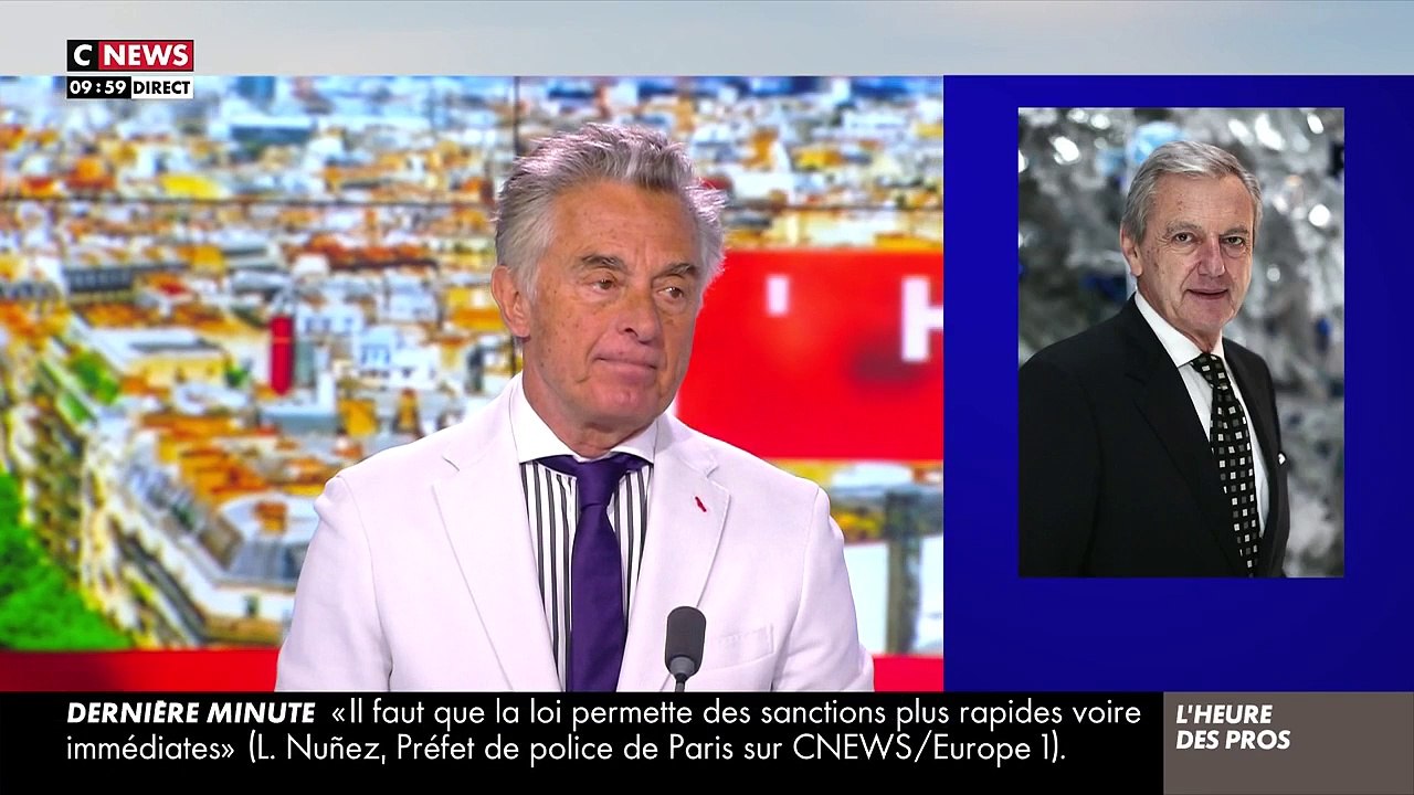Gérard Holtz rend hommage à Daniel Bilalian dans "L'heure des pros", sur CNEWS