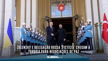 Zelensky e delegação russa ‘fictícia’ chegam à Turquia para negociações de paz
