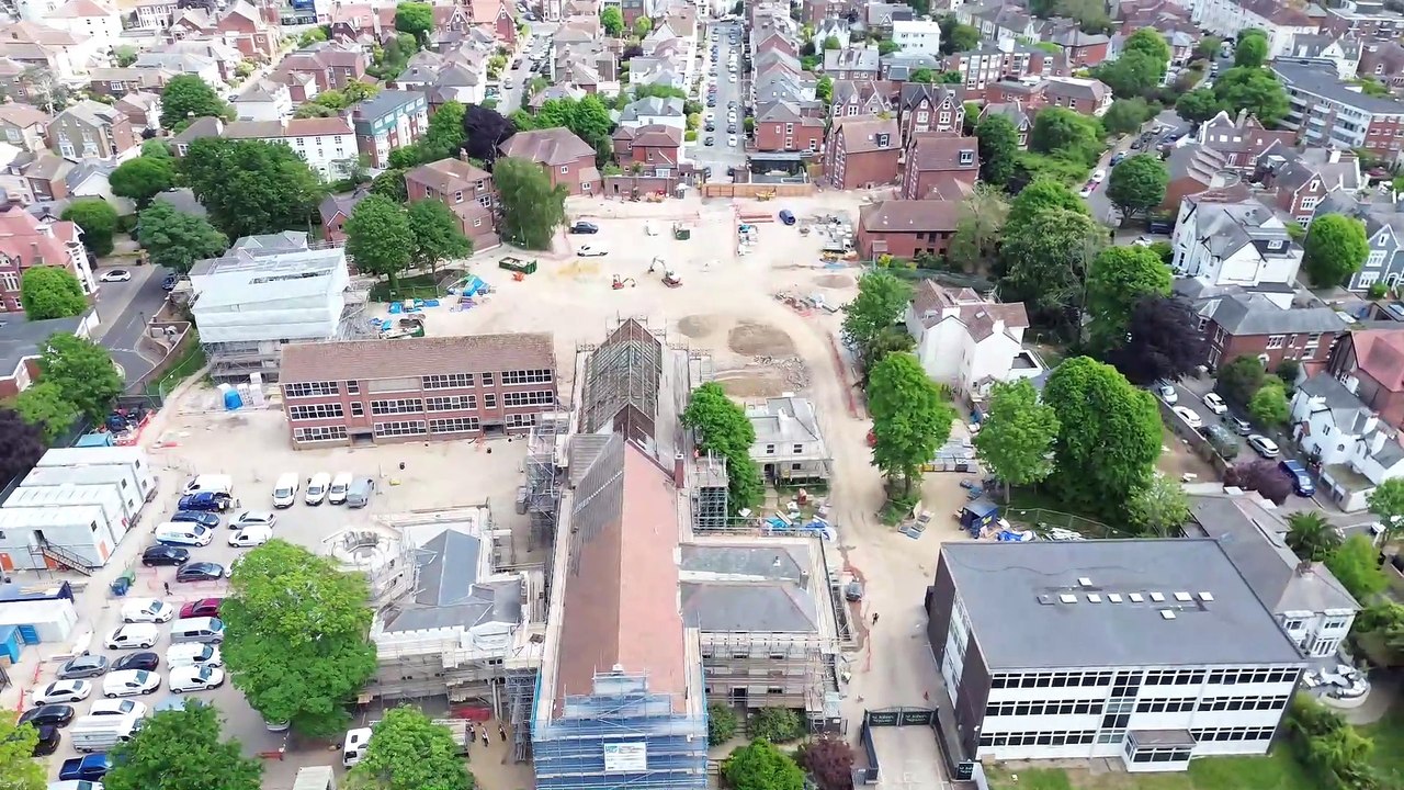 Updated construction video of former John College site