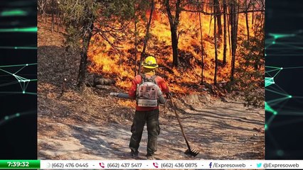 Control de incendios en Sonora