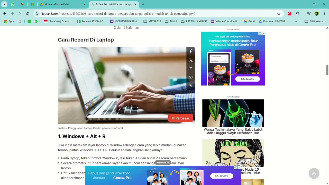 8 Cara Record di Laptop dengan dan Tanpa Aplikasi, Mudah untuk Pemula - Hot Liputan6.com - Google Chrome 2025-04-11 09-40-55