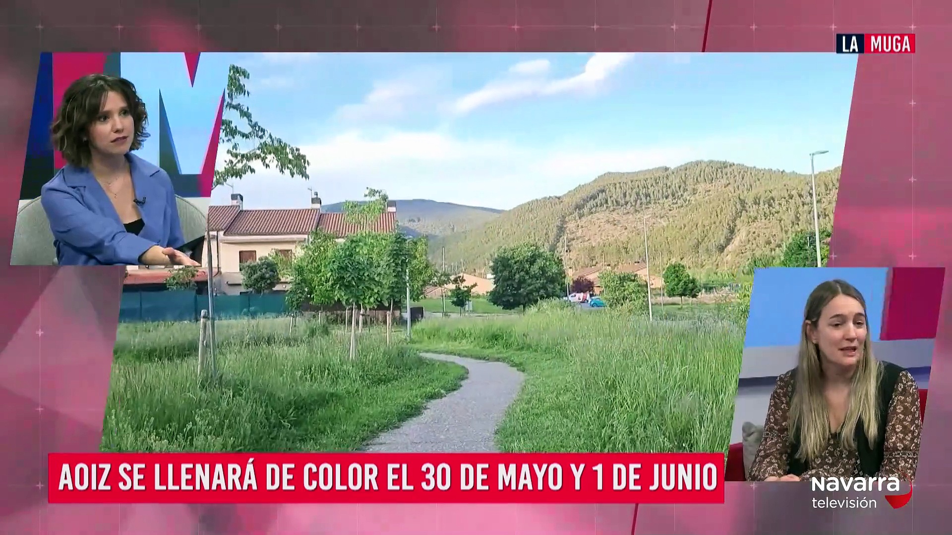 'Aoiz en flor', un novedoso festival lleno de color y bienestar