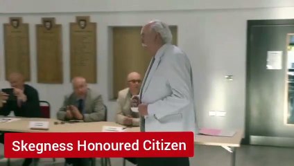 Brian O'Connor becomes Skegness  Honoured Citizen