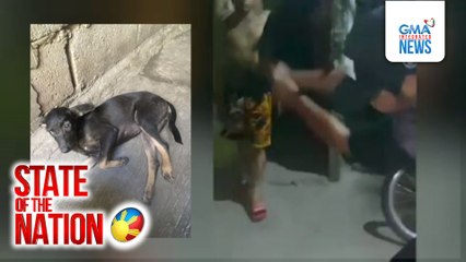 Tuta, ibinalibag ng lasing na lalaki | SONA