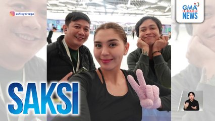 Ashley Ortega, nagpakitang-gilas sa ice skating rink | Saksi