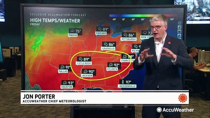 Weekend to begin with severe weather for Midwest and mid-Atlantic