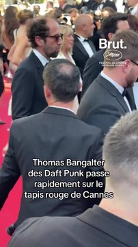 Le Daft Punk Thomas Bangalter au Festival de Cannes.