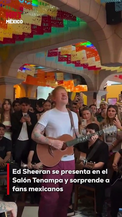 🎸😱 ¡Nadie lo vio venir! Ed Sheeran apareció de sorpresa en el Salón Tenampa de Plaza Garibaldi y dio un show íntimo que dejó a todos con la boca abierta. ¿Te imaginas estar tomando un tequila y que cante "Perfect" en vivo?