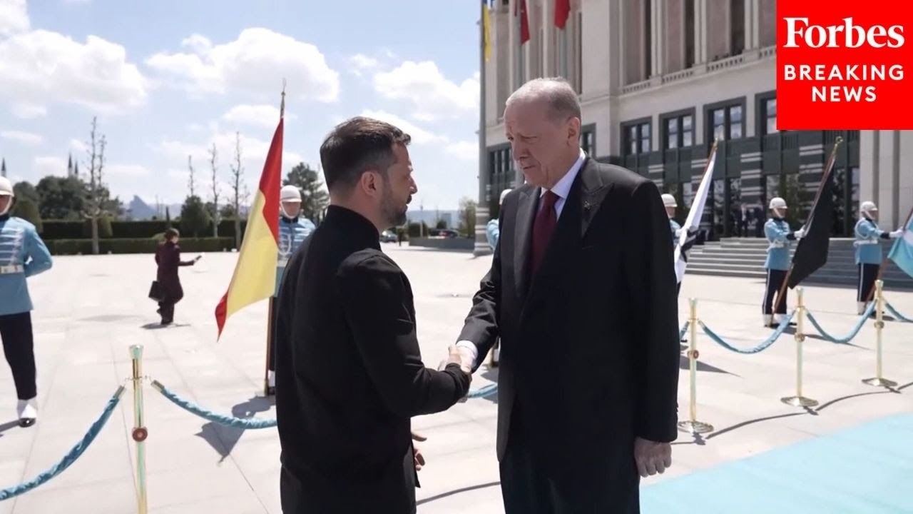 Ukrainian President Zelensky Meets With Turkey's President Erdogan Amid Peace Talks