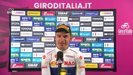 Cycling - Giro d'Italia 2025 - Mathias Vacek : "Crazy stage, it was like ice skating... Mads Pedersen was in the crash and didn't want to take any risk"