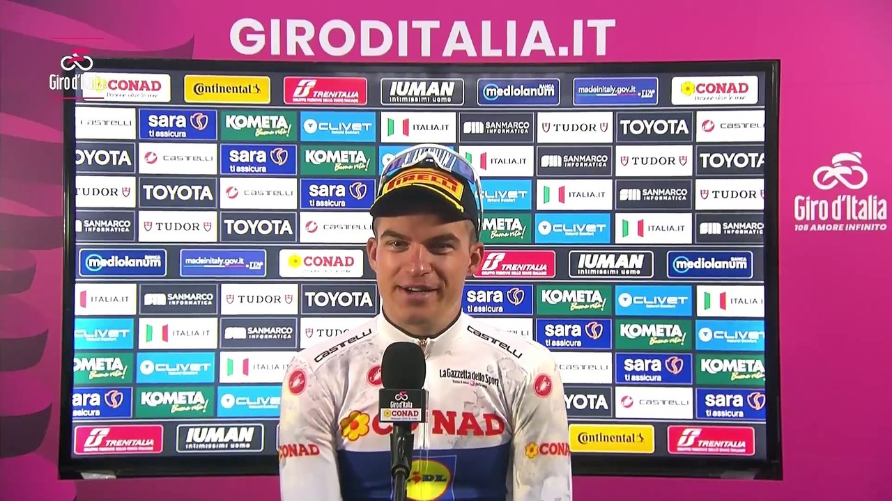 Cycling - Giro d'Italia 2025 - Mathias Vacek : "Crazy stage, it was like ice skating... Mads Pedersen was in the crash and didn't want to take any risk"