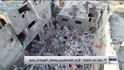 77 عاما على النكبة.. الأرض الفلسطينية ومفتاح العودة لن يضيع