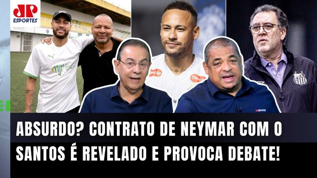 LOUCURA??? É INFORMAÇÃO! FOI REVELADO que o contrato do Neymar com o Santos... OLHA ISSO!