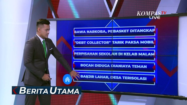 Detik-Detik Banjir Lahar Hujan Gunung Semeru Terjang Sungai, Satu Desa Terisolasi