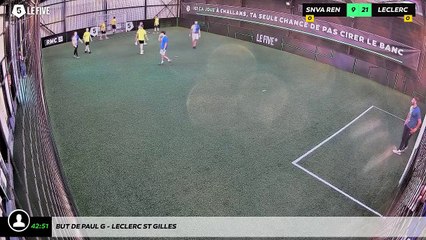 But de Paul G - Leclerc St Gilles