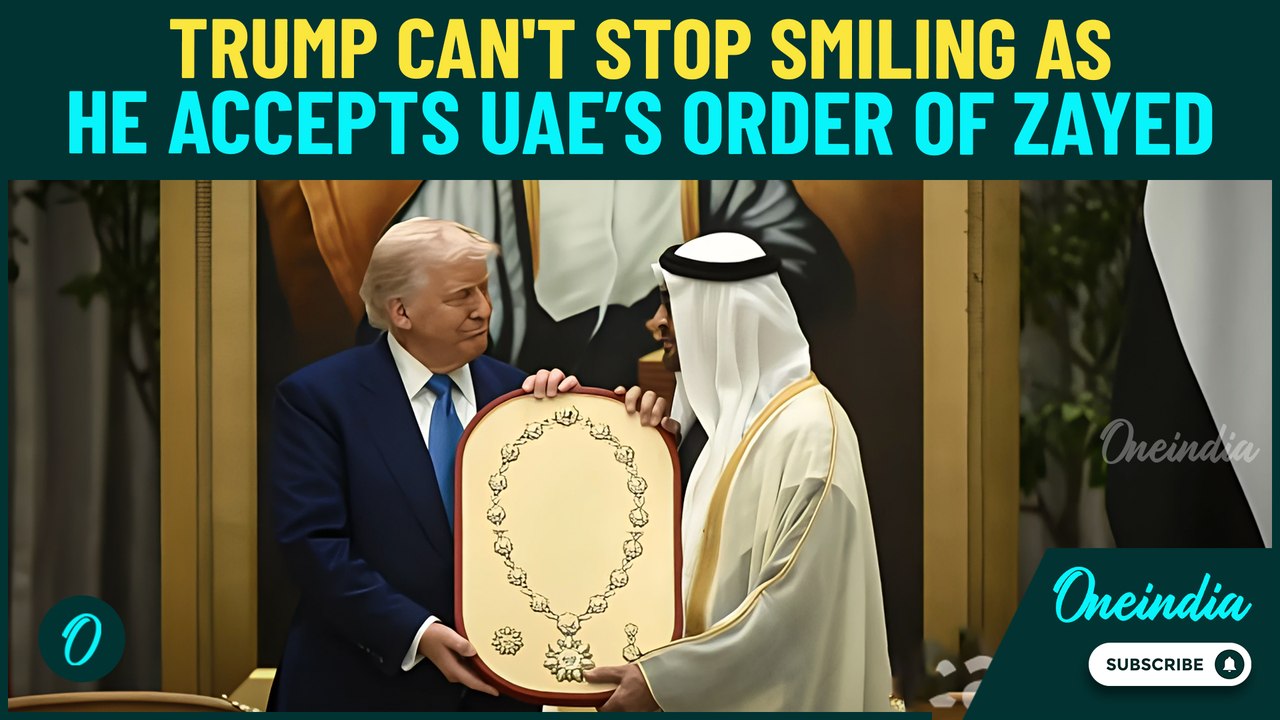 Trump Beams as UAE's Highest Honor, the Order of Zayed, Is Bestowed by Sheikh Mohammed bin Zayed