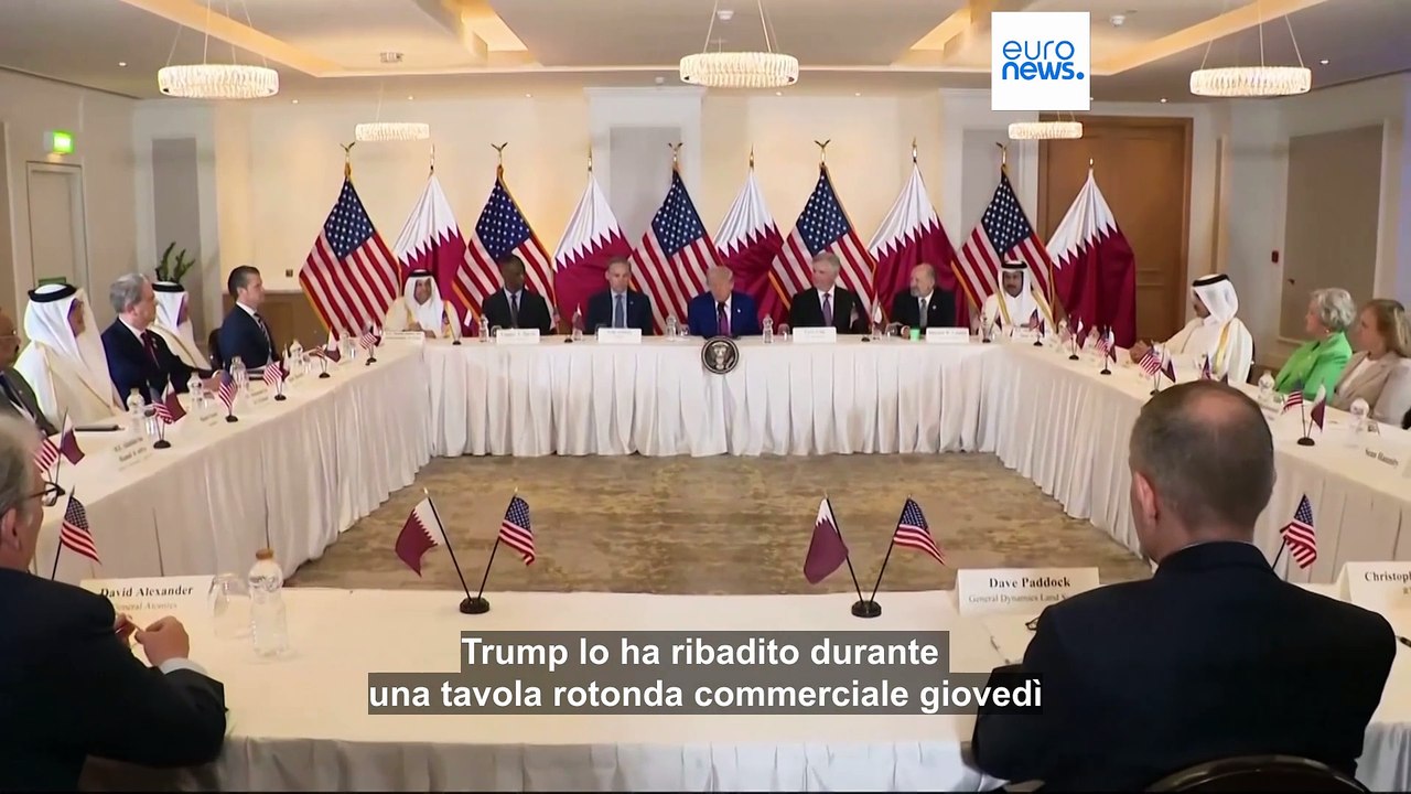 Donald Trump ad Abu Dhabi per l'ultima tappa del suo viaggio d'affari nel Golfo