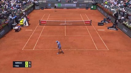 Rome - Tommy Paul solide face à Hurkacz et de retour en demi-finales