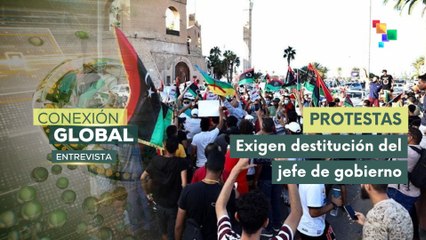 Entrevista | Libios se manifiestan contra el jefe del Gobierno Dabeiba