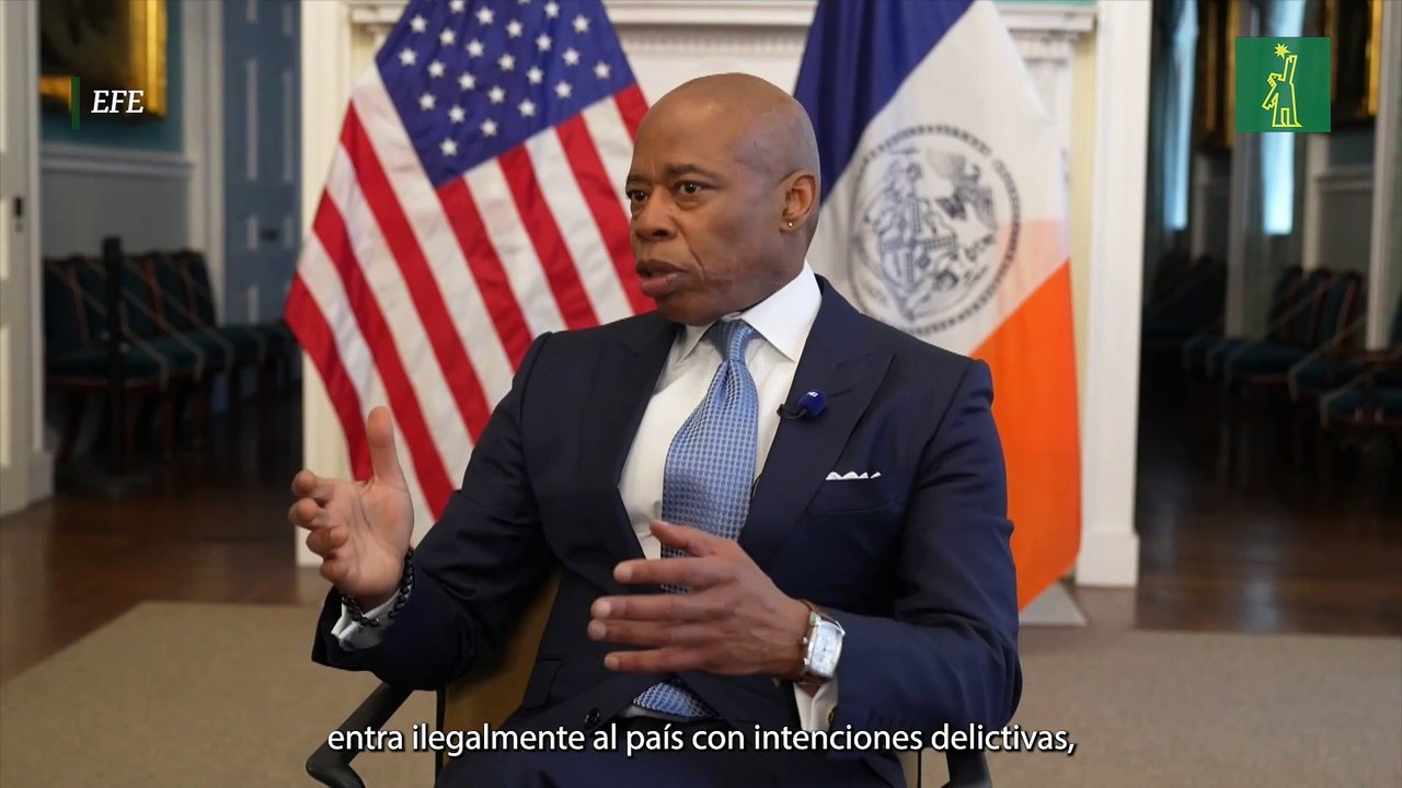 Eric Adams: "Si alguien entra ilegalmente al país con intenciones delictivas, quiero colaborar con las entidades para identificarlo y expulsarlo"