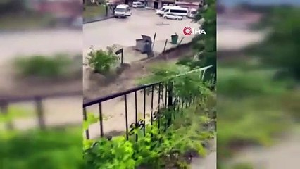 O ilimizde sağanak hayatı felç etti