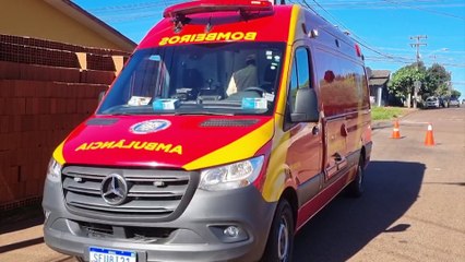 Ciclista fica ferido após colisão com carro no Floresta, em Cascavel