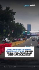Banyak Pemotor Bandel Lewati JLNT Kokas, Beri Jari Tengah Pada Pengendara Yang Taat Aturan Lalin