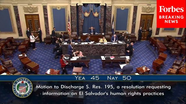 Democrats' Bill To Request Human Rights Report For El Salvador Fails In The Senate