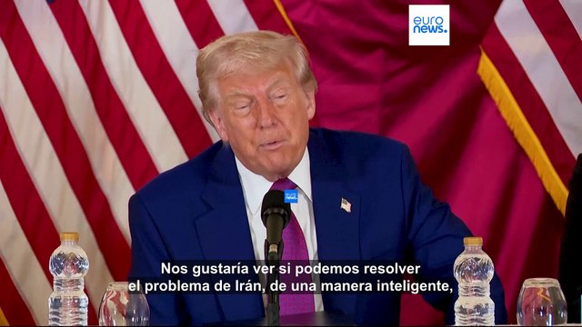 Trump se jacta de que los aliados europeos no habrían ganado la IIGM sin EE.UU. y pide ayuda para negociar con Irán en Qatar