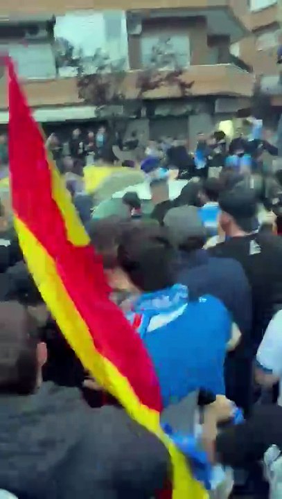Así fue el atropello múltiple en el Estadio Cornellà-El Prat