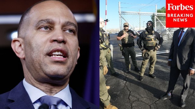 Hakeem Jeffries Asked Point Blank About Possible Arrests Of Dems In Newark ICE Aftermath