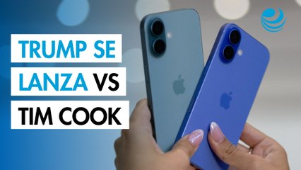 Trump se lanza vs Tim Cook: Insta a Apple a fabricar en Estados Unidos en lugar de India