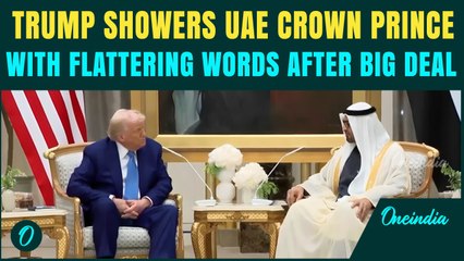 Trump-Mohamed bin Zayed Meet FULL VIDEO:US President Showers UAE Leader with Praise in Viral Moment